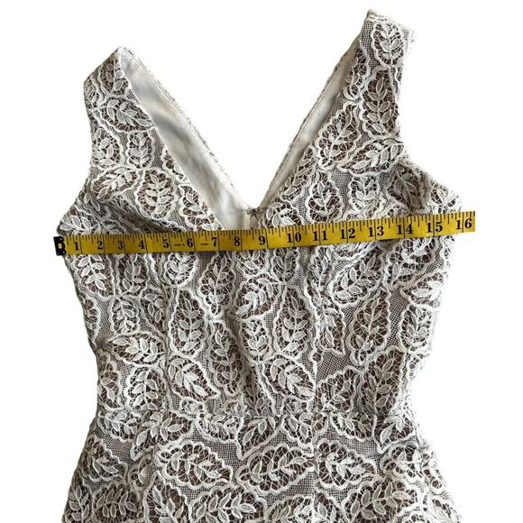 Dress The Population Bodycon Sheath Dress Women Size XS V-Neck Sleeveless Cla - Picture 4 of 10